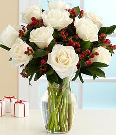 white christmas roses: 