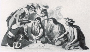 File:The game of monte in the streets of Mexico by Claudio Linati 1828.jpg