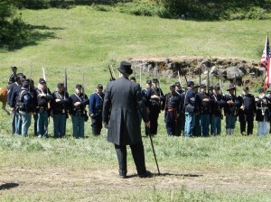 Gentleman Reviewing Union Troops Deep Creek 2013