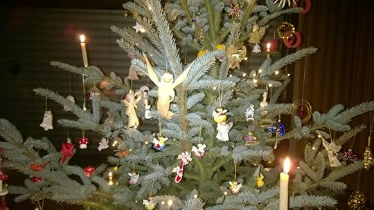Christmas tree close-up