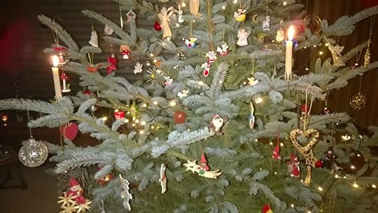Christmas tree close-up