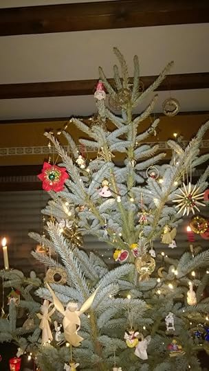 Christmas tree close-up