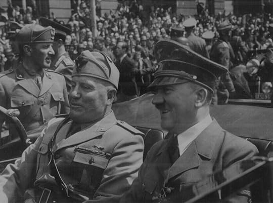 Mussolini and Hitler, Munich, Jun 1940 (US National Archives)