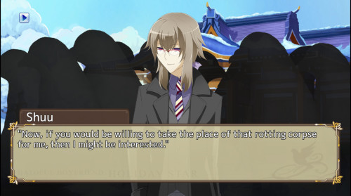 Human or partridge, Shuu is as twisted as ever.
