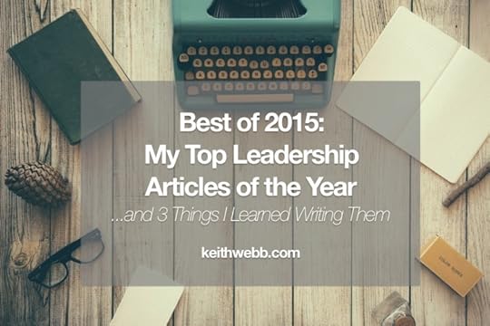 Best of 2015: My Top Leadership Articles of the Year