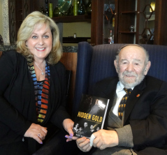 Ella and Dave with book