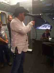 Director Bruce McDonald in action.