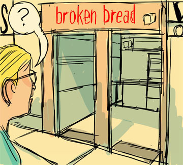 broken bread