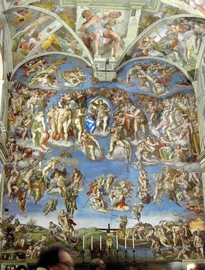 The Sistine Chapel, painted by Michelangelo