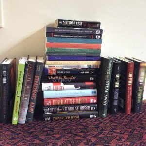 Sometimes it's fun to stack up all the books and see how much I've written.