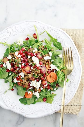 Lentil salad recipe perfect for a vegetarian winter meal