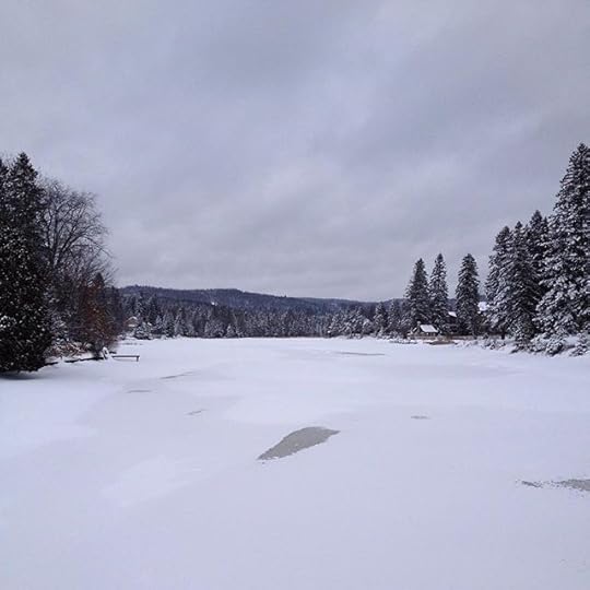 Terre et ciel, blancs #laurentides #snow #igersquebec #nofilter