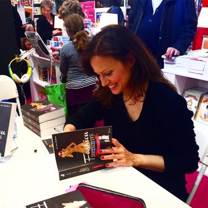 At the Salon du Livre et Presse de la Jeunesse - in other words, I'm at the Paris book fair for kids!