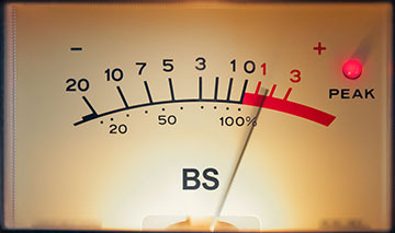 analog volume meter
