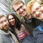 Peter and Devon in a rare moment when they are not with their adorable cats.