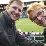 Our first Portland Thorns game. We don't dress nearly warm enough and leave halfway through, fighting hypothermia.