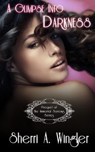 beautiful exotic tanned woman with long wavy hair in motion studio shot darker tones