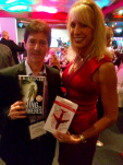 Maycay Beeler with R.N. Shapiro celebrating our book awards, 2015 Readers Favorite Miami ceremony.