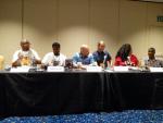 Balogun Ojetagde, Jeff Carroll, Gerald Coleman, Crystal Connor and yours truly. Photo by Scott Nicolay