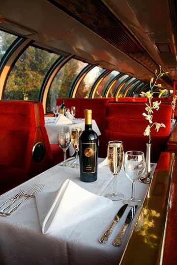 dining car on a train: 