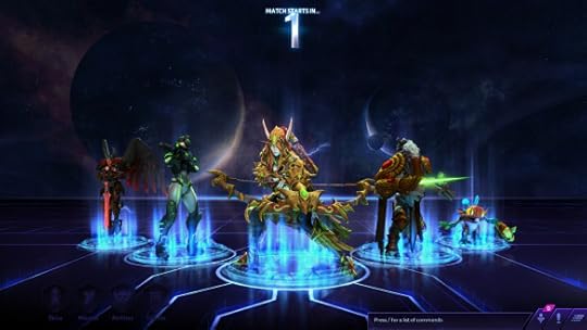 My team loading into a match in Heroes of the Storm