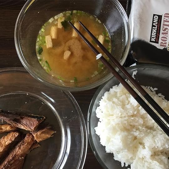 New Year's Day lunch. Saba Kabayaki, rice, miso, and nori. Yum! #dailyphoto #365days #ig2016 #japanesefood