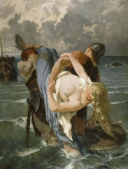 ‘Les pirates normands au IXe siècle’ (Norman pirates in the 9th century) by Évariste-Vital Luminais (1894).