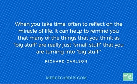 Richard Carlson on Small Stuff