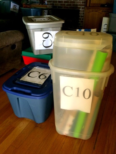 Keep Your Attic Organized with Labeled Boxes