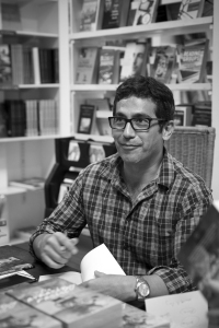 Chhimi Tenduf-La at the BAREFOOT bookshop signing copies of his book The Amazing Racist.