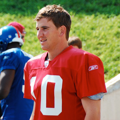 Famous Birthdays Today, January 3: Eli Manning during a 2007 training camp. Source: flickr. Author: Alexa