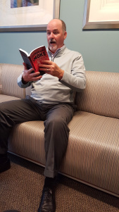 Author M. Louis even surprises himself sometimes.