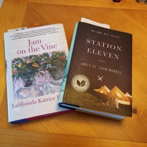 Pictured here with another fantastic book I read last year, Jam on the Vine by LaShonda Katrice Barnett.