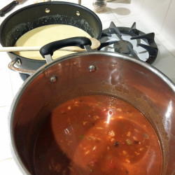 two soup pots