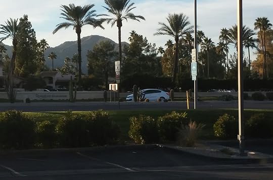 view from starbucks