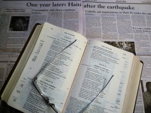 Bible-and-newspaper