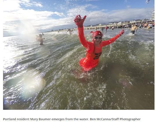 Mary makes the paper, above the fold.