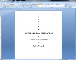 You may be able to see from the copyright notice in the top right, that I started this in 2013