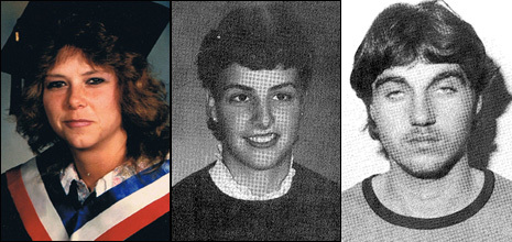From left, intended victim Annette Rogers, victim Heather Fraser and murderer Jamie Giff