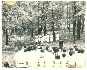 Shabbat at Camp Hawthorn 1950s