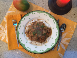 Curry with mangoes for Emma Woodhouse