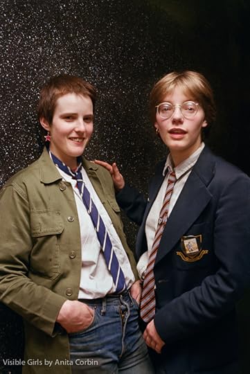 Nicola and Carol outside the Tabernacle, London, 1981