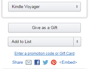 This is located in the row of sharing links. Right side, below the purchase options.
