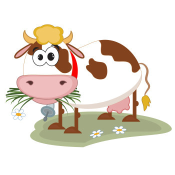 Cow cartoon DPC