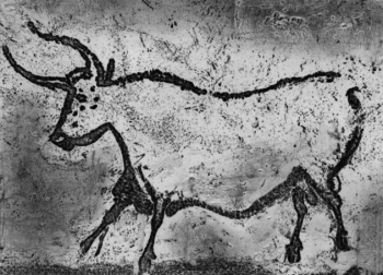 An auroch from the cave paintings of Lascaux