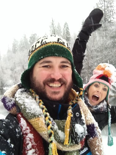 Wil Wheaton's Selfie With Anne Wheaton Photobomb