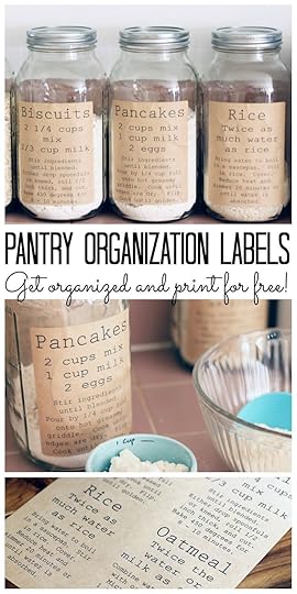 Pantry Organization Labels From The Country Chic Cottage