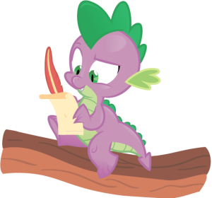 Look! It's a tiny writing dragon! (Picture by jrrhack)