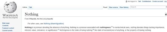 nothing