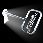 Education concept: Personal Development on key